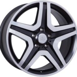 Jante Mercedes Style 20x9,5 ET50 5x130 DULL BLACK F POLISHED
